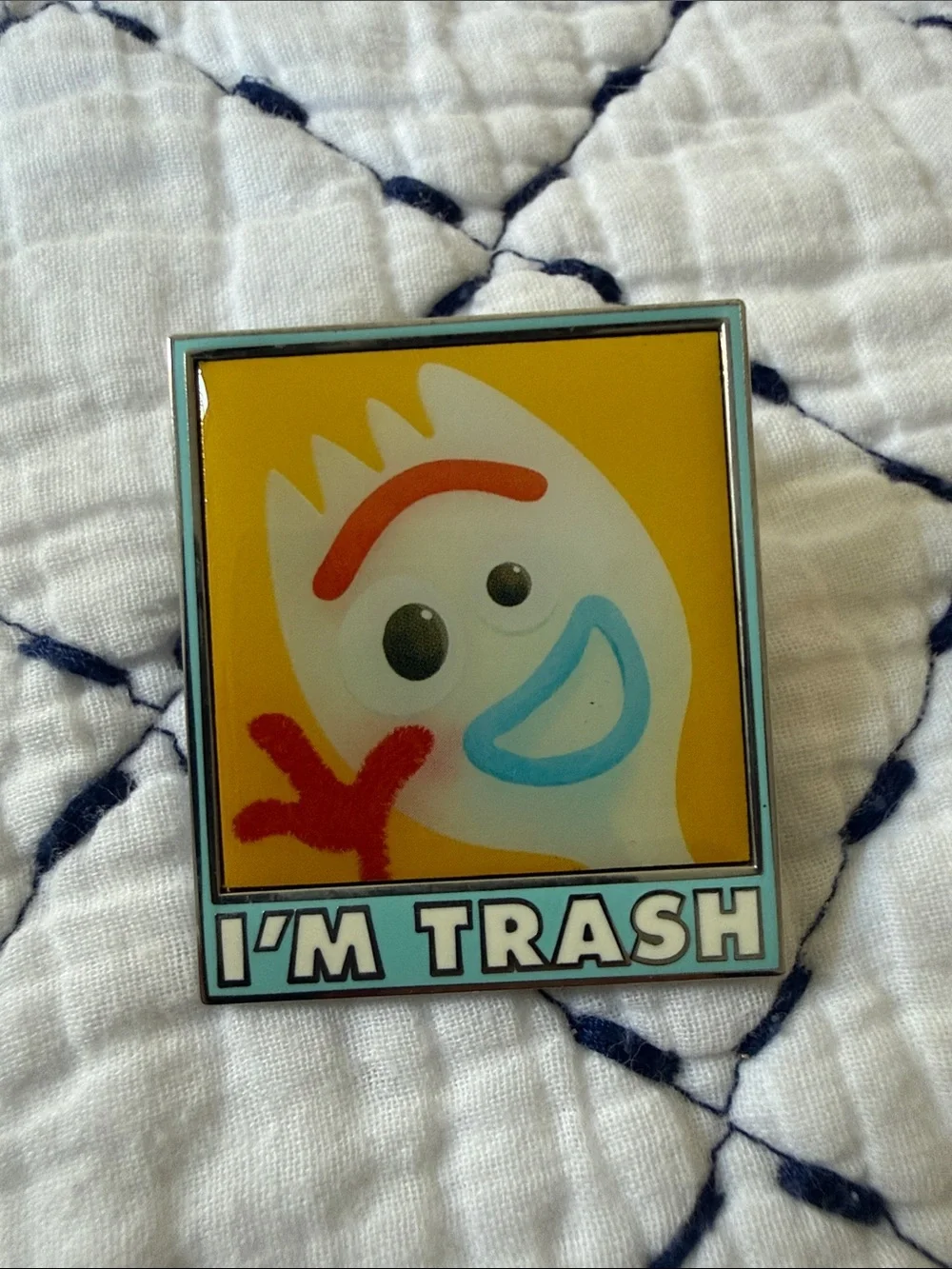 Forky Disney Pixar Toy Story 4 I'm Trash Pin - Limited Edition 300